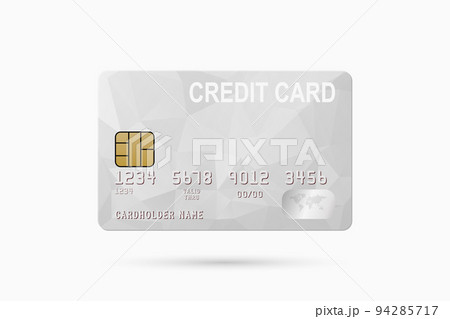 Vector 3d Realistic White Credit Card Isolated. Design Template of Plastic Credit or Debit Card for Mockup, Branding. Credit Card Payment Concept. Front View Vector 3d Realistic White Credit Card Isolated. Design Template of Plastic Credit or Debit Card for Mockup, Branding. Credit Card Payment Concept. Front View 94285717