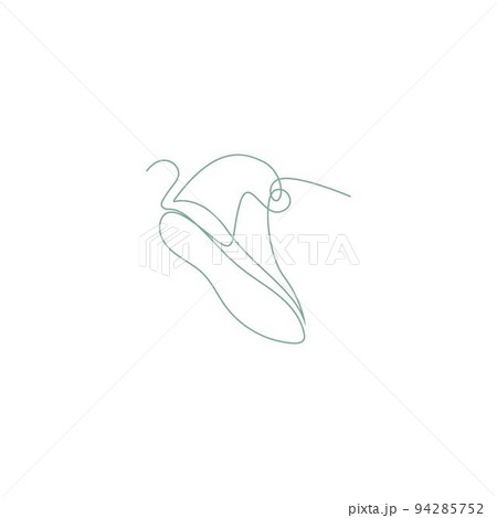 Shoes line art design 94285752