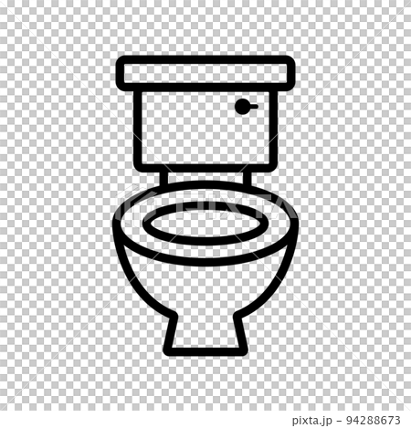 Toilet and tank icon. toilet seat. vector. 94288673