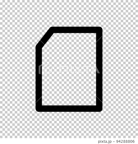 マイクロチップアイコン。SIMカードアイコン。ベクター。 マイクロチップアイコン。SIMカードアイコン。ベクター。 94288806