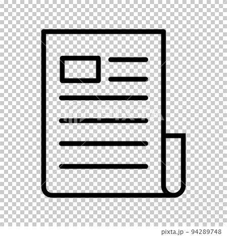 レシート。明細書。ベクター。 94289748