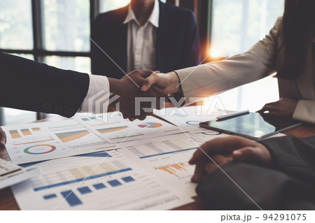 Business partnership meeting concept. Image businessmans handshake Business partnership meeting concept. Image businessmans handshake 94291075