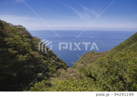 猿山岬からの日本海の眺め　石川県輪島市 94291199