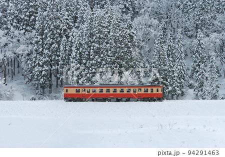 大糸線　中土ー南小谷　JR西日本　キハ52-115（糸魚川） 94291463