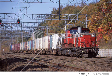 千歳線 上野幌ー北広島 JR貨物 DD51-1059(鷲別) 千歳線 上野幌ー北広島 JR貨物 DD51-1059(鷲別) 94292666