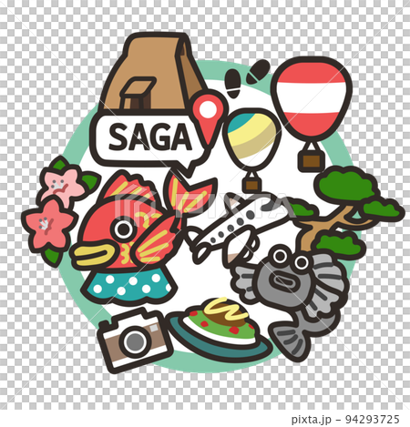 Icon circle of Saga Icon circle of Saga 94293725