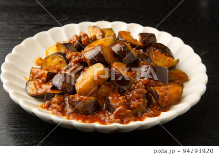 麻婆茄子 ナスの肉辛みそ炒め 麻婆茄子 ナスの肉辛みそ炒め 94293920