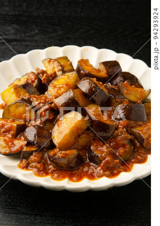 麻婆茄子 ナスの肉辛みそ炒め 麻婆茄子 ナスの肉辛みそ炒め 94293924