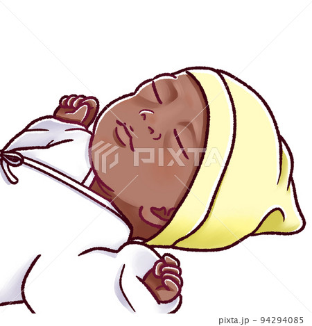 穏やかに眠っている赤ちゃん 94294085