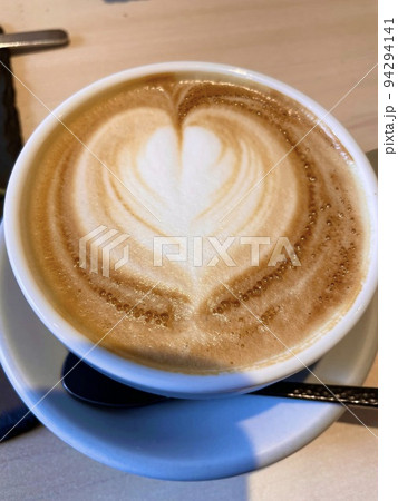モーニングのカフェラテアート モーニングのカフェラテアート 94294141