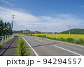 月岡温泉・温泉街の遠景（新潟県新発田市, 2022年9月撮影） 94294557