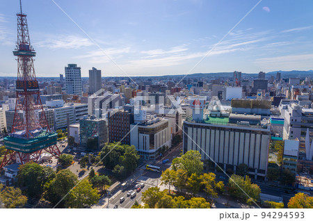 札幌 テレビ塔 都市風景 オリンピックマラソン 札幌 テレビ塔 都市風景 オリンピックマラソン 94294593