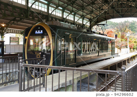 八瀬比叡山口駅 観光列車 ひえい 八瀬比叡山口駅 観光列車 ひえい 94296602