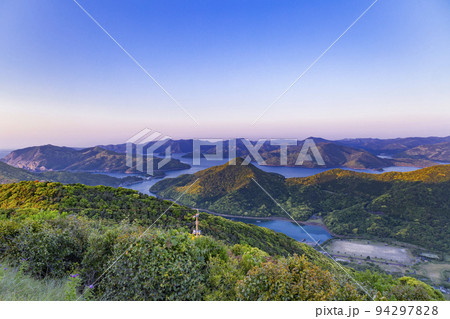 大瀬山展望台からの夕景　 94297828