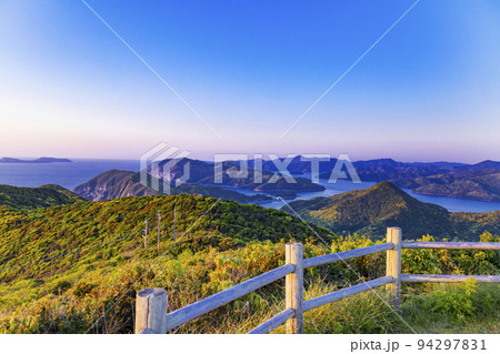 大瀬山展望台からの夕景　 94297831