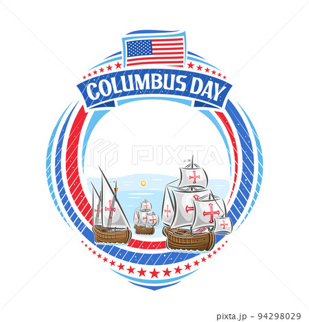 Vector frame for Columbus Day 94298029