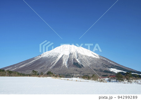 大山の雪景色　(大山まきばみるくの里付近） 94299289