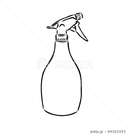 Spray Water Icon Silhouette Illustration. Gardening Vector Graphic Pictogram Symbol Clip Art. Doodle Sketch Black Sign. 94301055