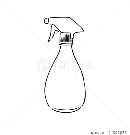 Spray Water Icon Silhouette Illustration. Gardening Vector Graphic Pictogram Symbol Clip Art. Doodle Sketch Black Sign. 94301076