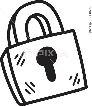 Hand Drawn master key illustration 94302868