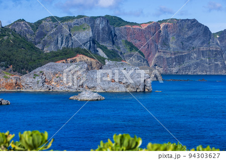 小笠原　南島から見るハートロック 94303627