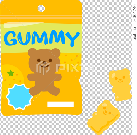 袋入りのグミキャンディ 94304746