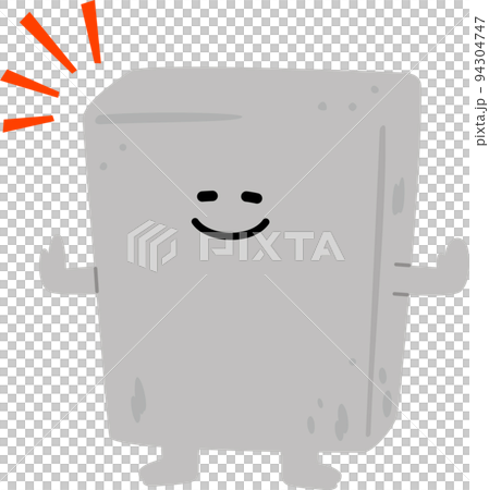 通せんぼするぬりかべのキャラクター 94304747