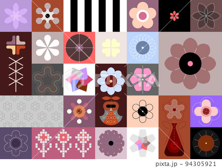 Flowers Seamless Vector Background 94305921