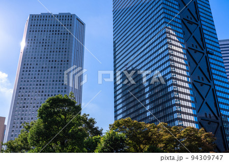 《東京都》新宿副都心の摩天楼・オフィス街 94309747