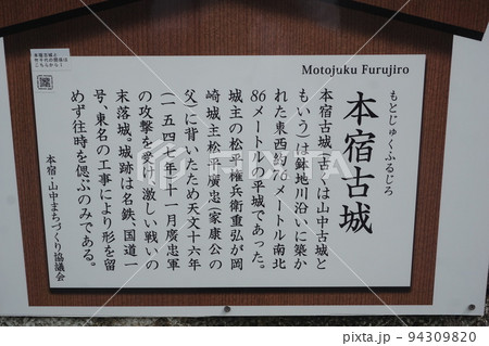 本宿古城看板 94309820