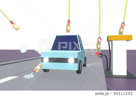 自動車に課せられる多くの税金のイメージ 94311203