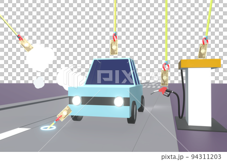 自動車に課せられる多くの税金のイメージ 94311203