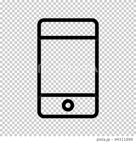 スマートフォンシンボル。携帯電話。ベクター。 94311899
