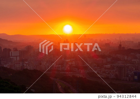 Beautiful aerail cityscape from Wenshan District Beautiful aerail cityscape from Wenshan District 94312844