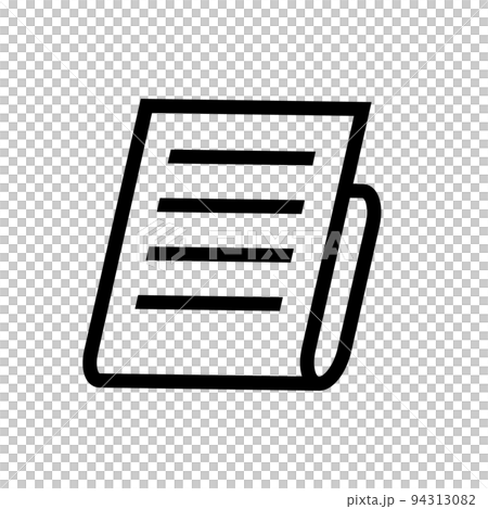 新聞記事アイコン。情報。ベクター。 94313082