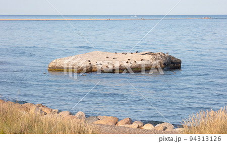 World war two bunker in the water, Denmark World war two bunker in the water, Denmark 94313126