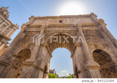 The Arch of Septimius Severus in The Roman Forum. The Arch of Septimius Severus in The Roman Forum. 94313304