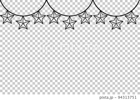 Illustration material star decoration 94313751