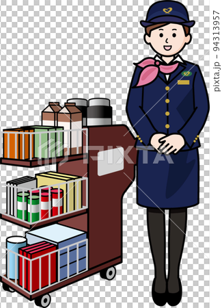 Shinkansen purser woman 94313957