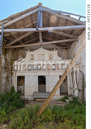 Ruins of the Monastery of Agia Ekaterini on the island of Corfu Ruins of the Monastery of Agia Ekaterini on the island of Corfu 94314118
