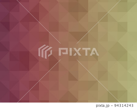 The background is in dark red tones. Multicolored pixel background. Abstract texture of triangles, mosaic pattern. The background is in dark red tones. Multicolored pixel background. Abstract texture of triangles, mosaic pattern. 94314243