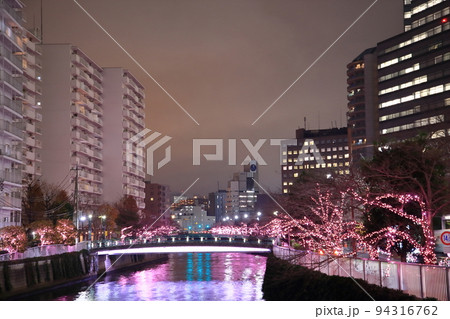 目黒川冬のイルミネーション 94316762