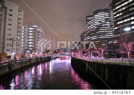 目黒川冬のイルミネーション 目黒川冬のイルミネーション 94316763