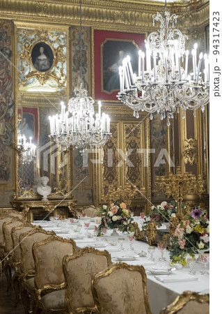 インテリア写真　トリノ宮殿　世界遺産　イタリア　Royal Palace of Turin　 94317423