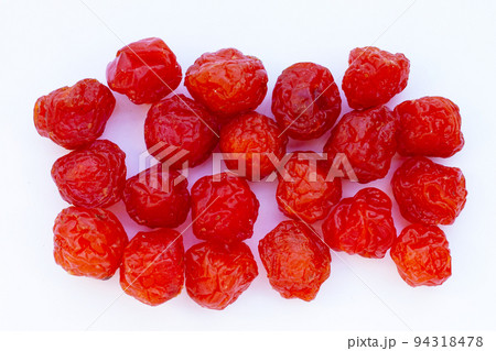 Dried red plums. Candied dried fruit Dried red plums. Candied dried fruit 94318478