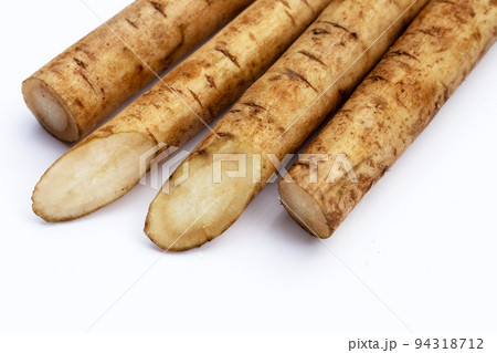 Burdock Root (Gobo) on white background. Burdock Root (Gobo) on white background. 94318712