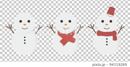 雪だるまセット 94319269