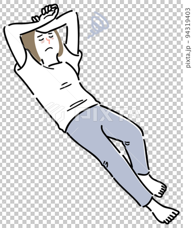 因懶惰起不來的女人 94319403