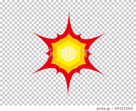 爆弾　爆発　イラスト 94322569