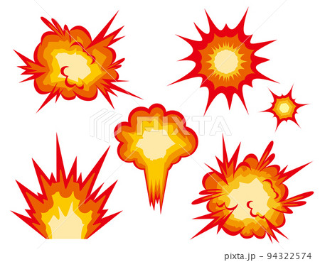 爆弾　爆発　イラスト 94322574